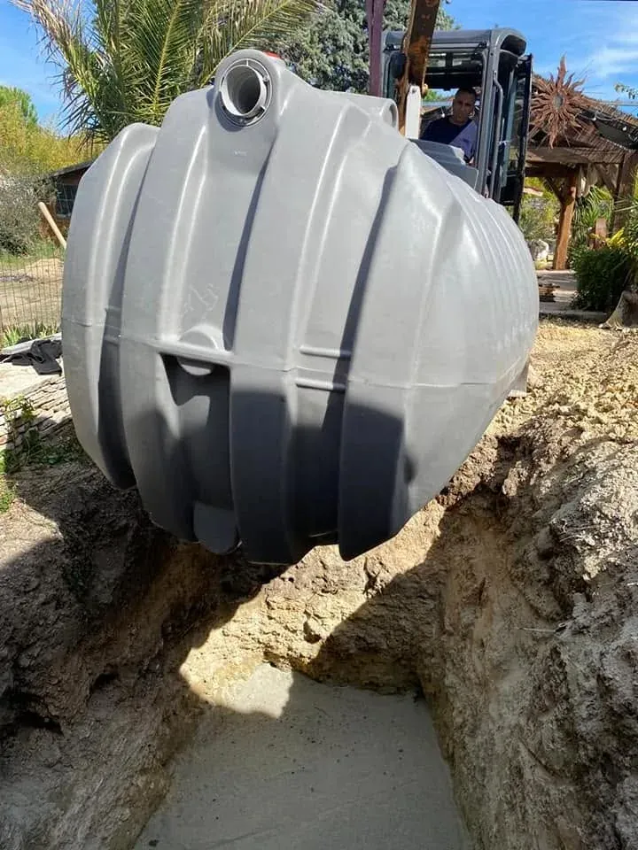 Chantier MHT 34 illustrant : Assainissement
